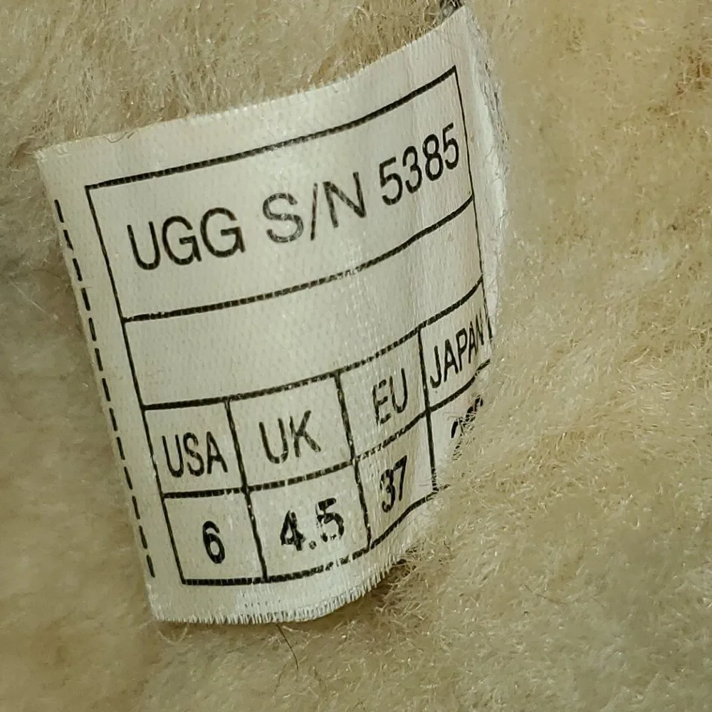 Vintage Leather & Sheep Skin Ugg Zip-up & Slip-in Boots w/Non-Slip soles  6